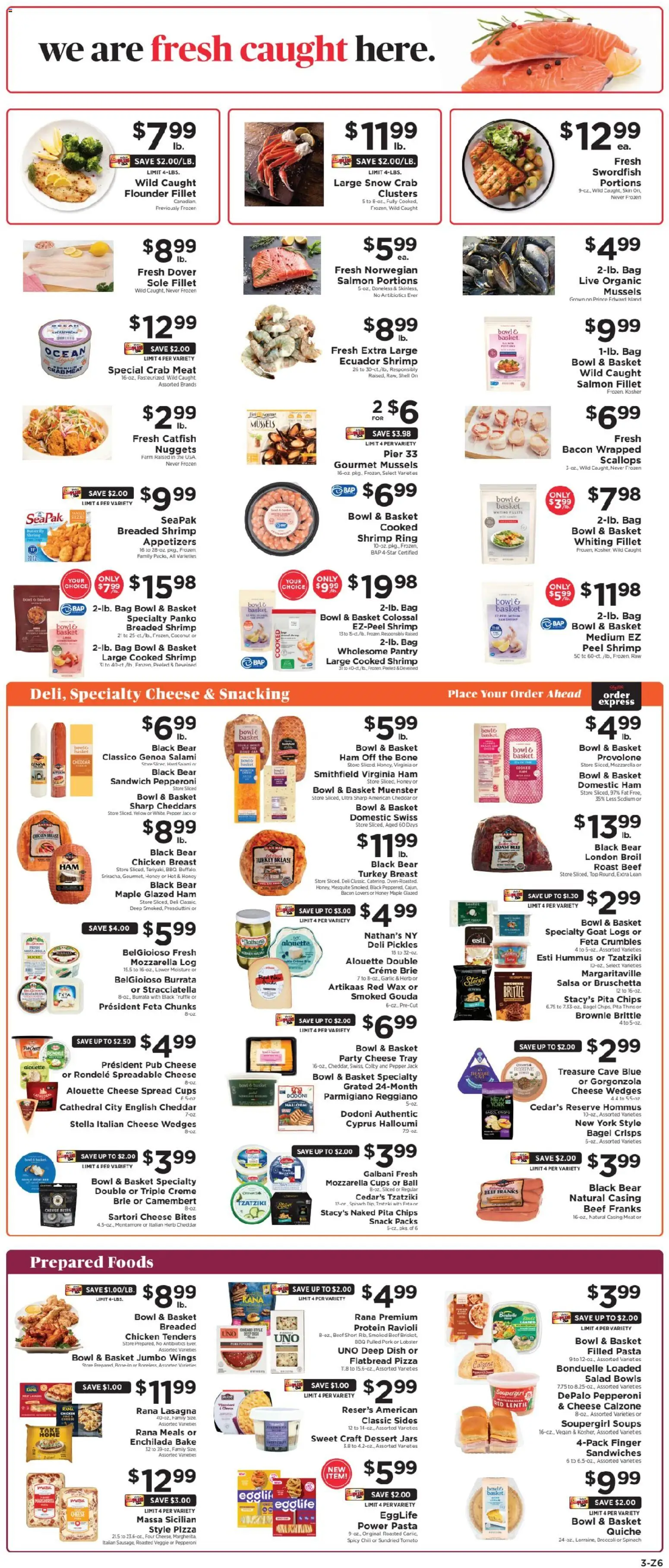ShopRite Weekly Ad 2 - valid from 26.10.2025 | Page: 5 | Products: Spinach, Basket, Beef, Garlic