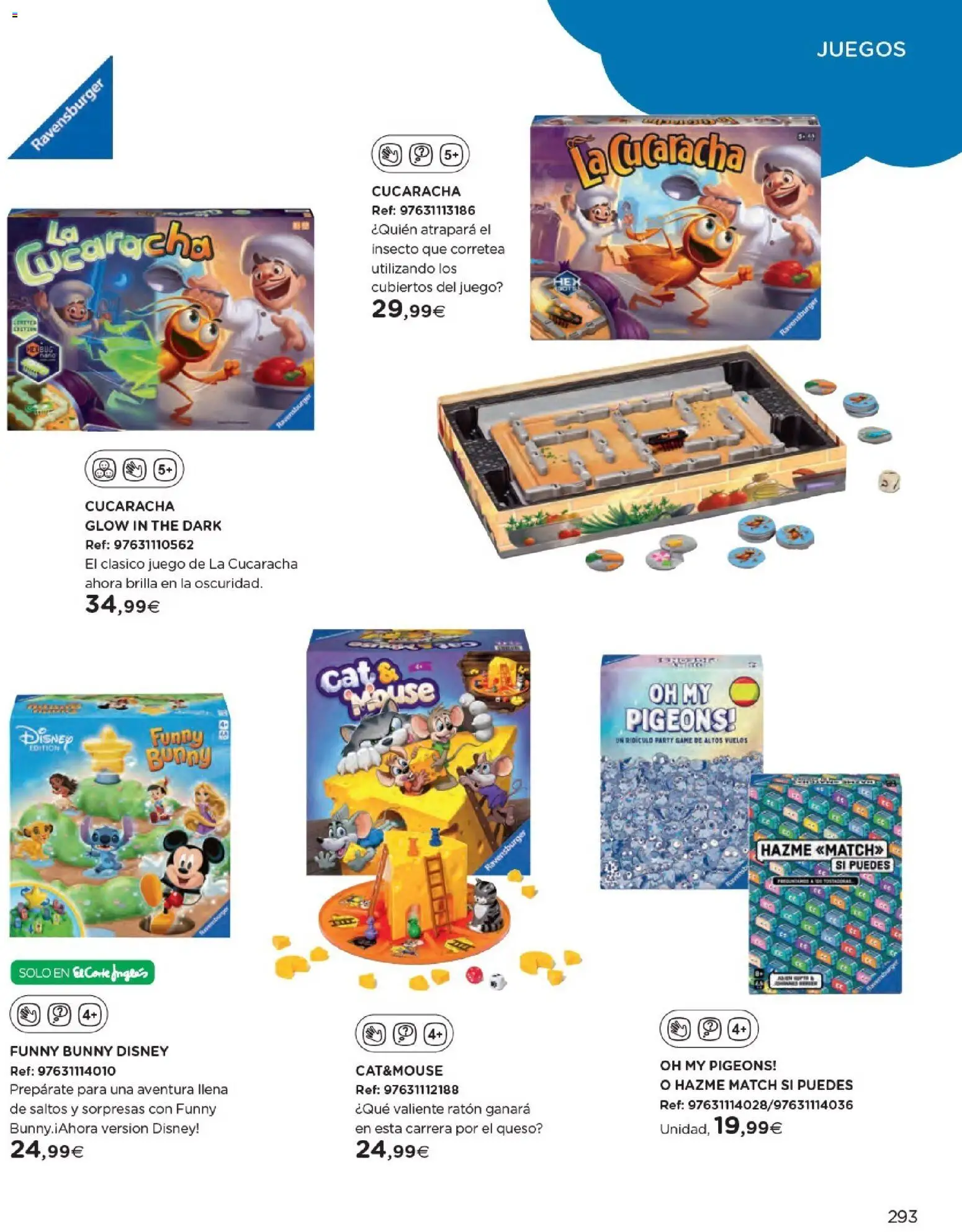 Nuevas ofertas de El Corte Inglés válidas en toda la República Mexicana desde el 27.10.2025. ¡Encuentra las mejores ofertas en El Corte Inglés catálogo Juguetes! | Página: 293