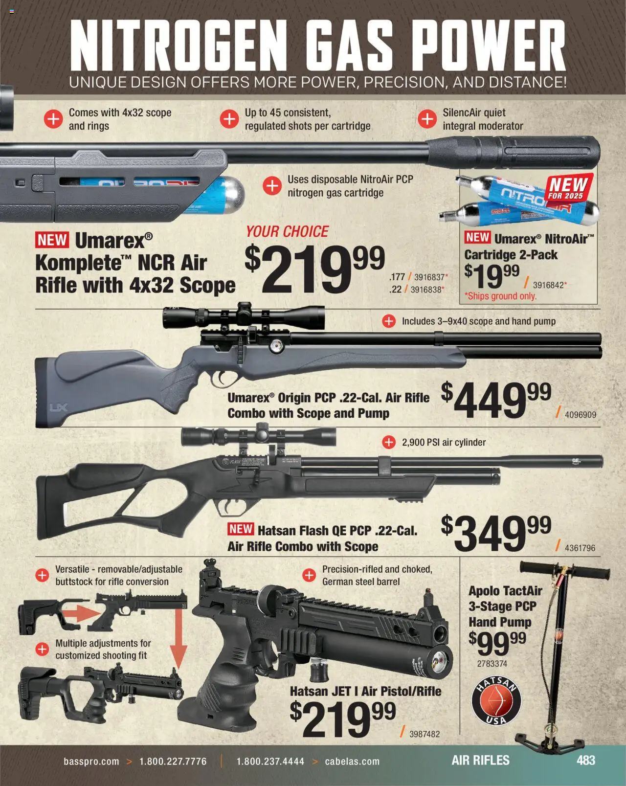 Cabela's Hunting Master 25 - valid from 11.08.2025 | Page: 483 | Products: Pump, Rifle