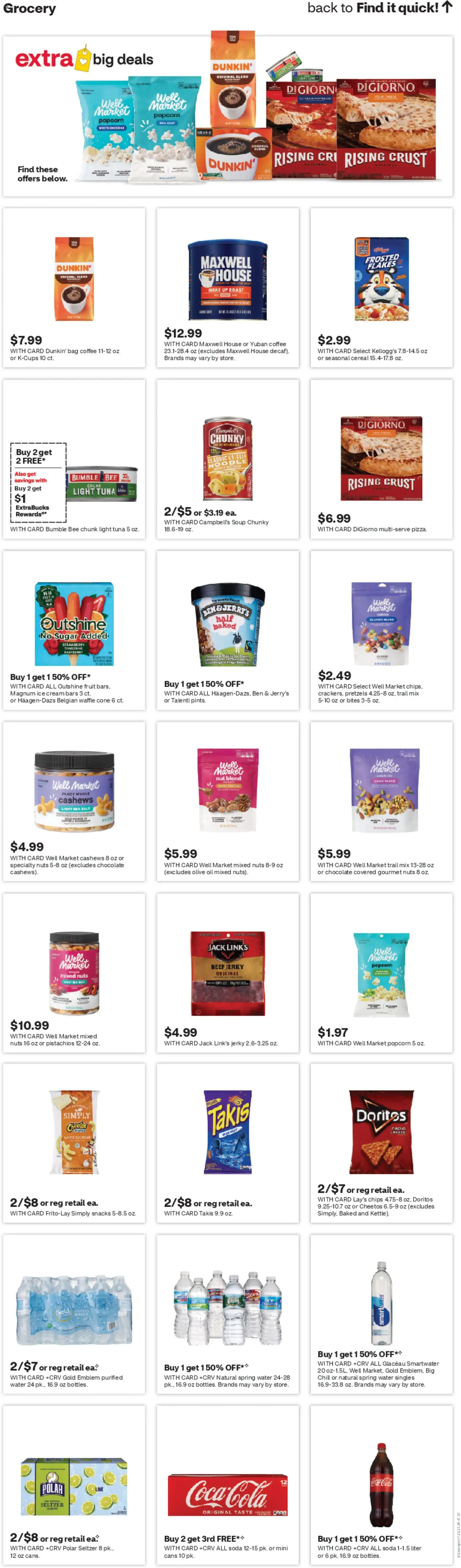 CVS Pharmacy Weekly Ad - valid from 26.10.2025 | Page: 16 | Products: Coffee, Beef, Nuts, Ice cream