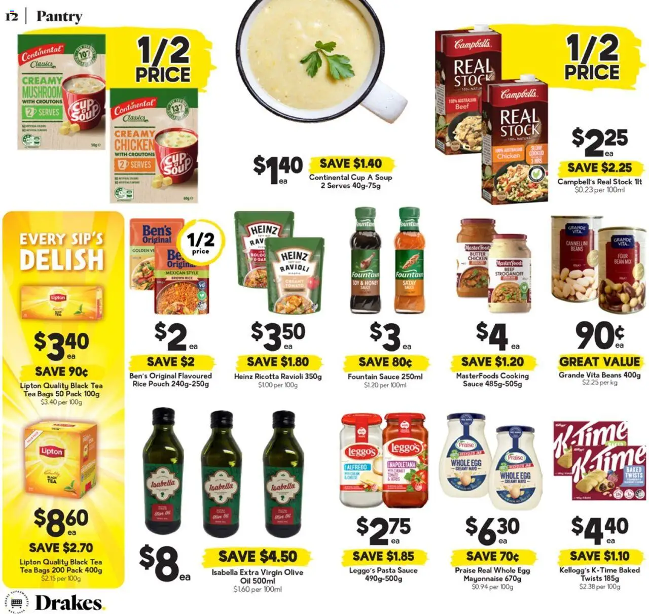 Drakes catalogue - valid from 06.08.2025 | Page: 12 | Products: Cheese, Chicken, Beef, Sauce