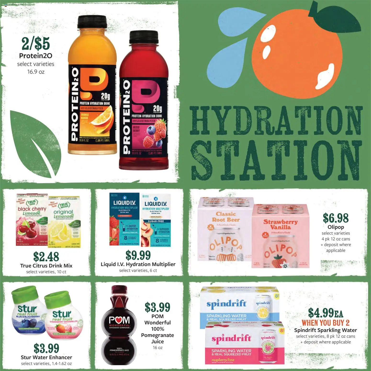 Fareway Weekly Ad - valid from 05.01.2026 | Page: 16 | Products: Juice, Water, Watermelon, Raspberry