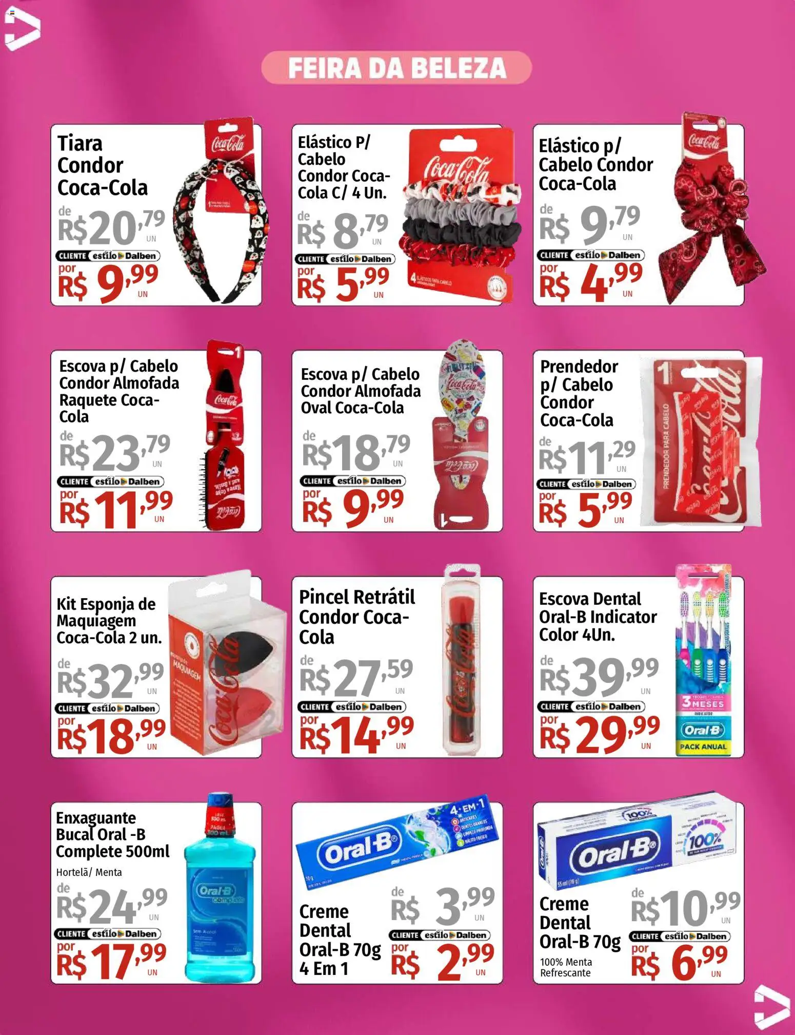 Supermercado Dalben Folheto - válido de 19.12.2025 | Página: 3 | Produtos: Maquiagem, Esponja, Almofada, Creme