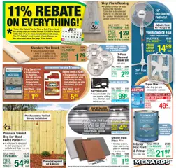 Preview of Menards weekly ads valid from 09.07.2025