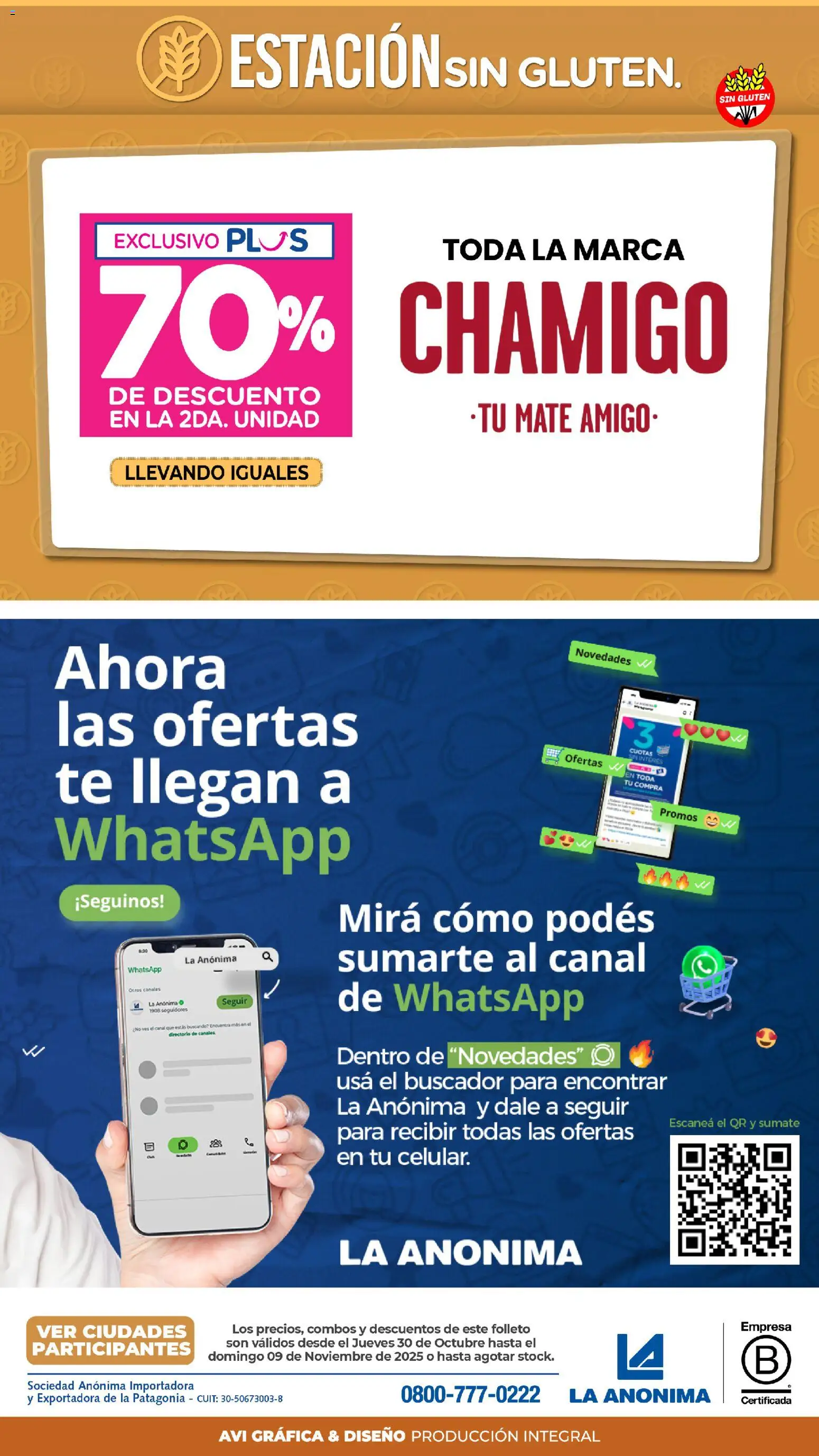 La Anonima - catalogos-masivos - libre-gluten │ válido desde el 30.10.2025 | Página: 10 | Productos: Mate, Té