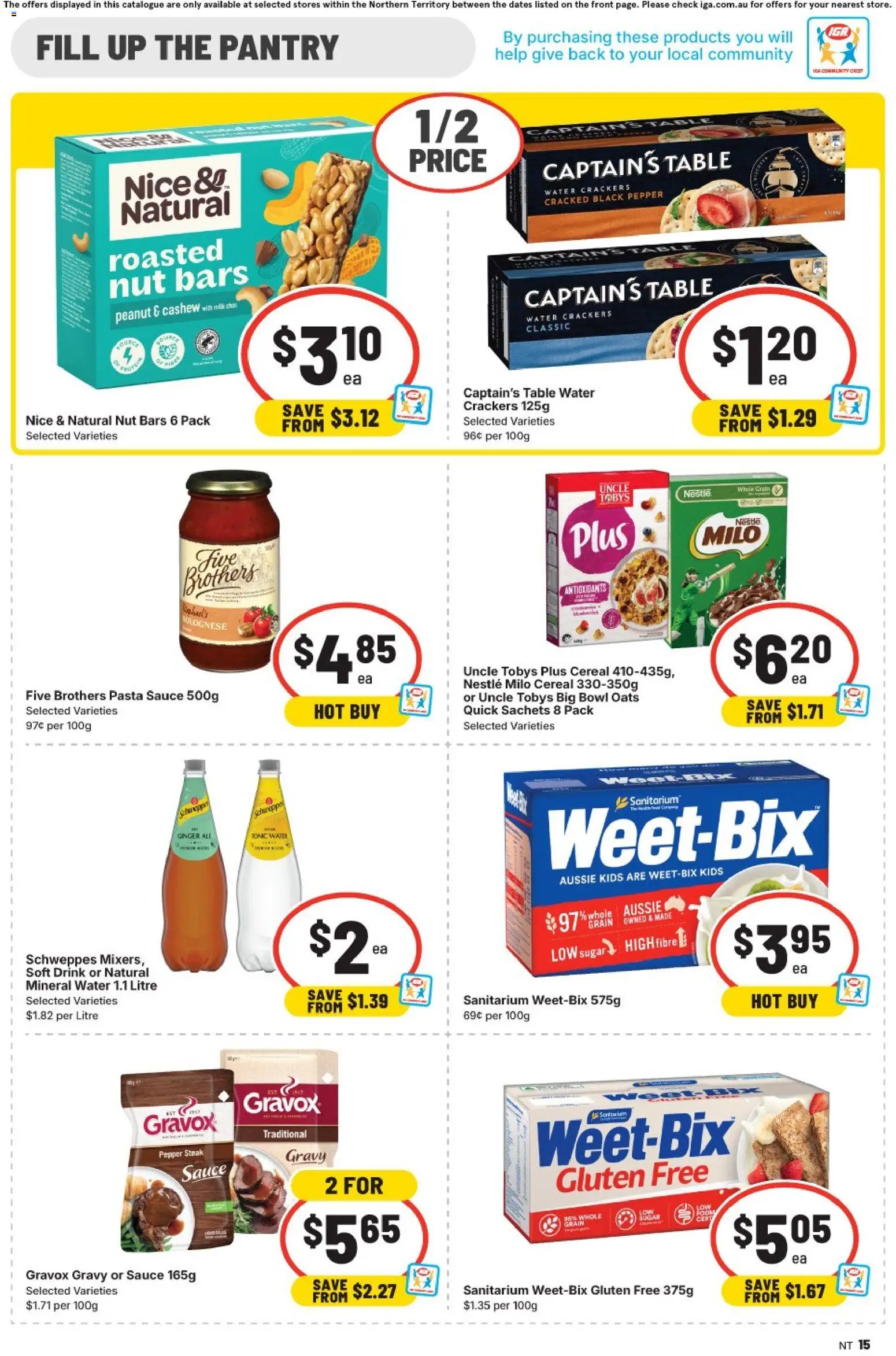IGA catalogue - valid from 11.03.2026 | Page: 11 | Products: Oats, Cereal, Pasta, Sugar