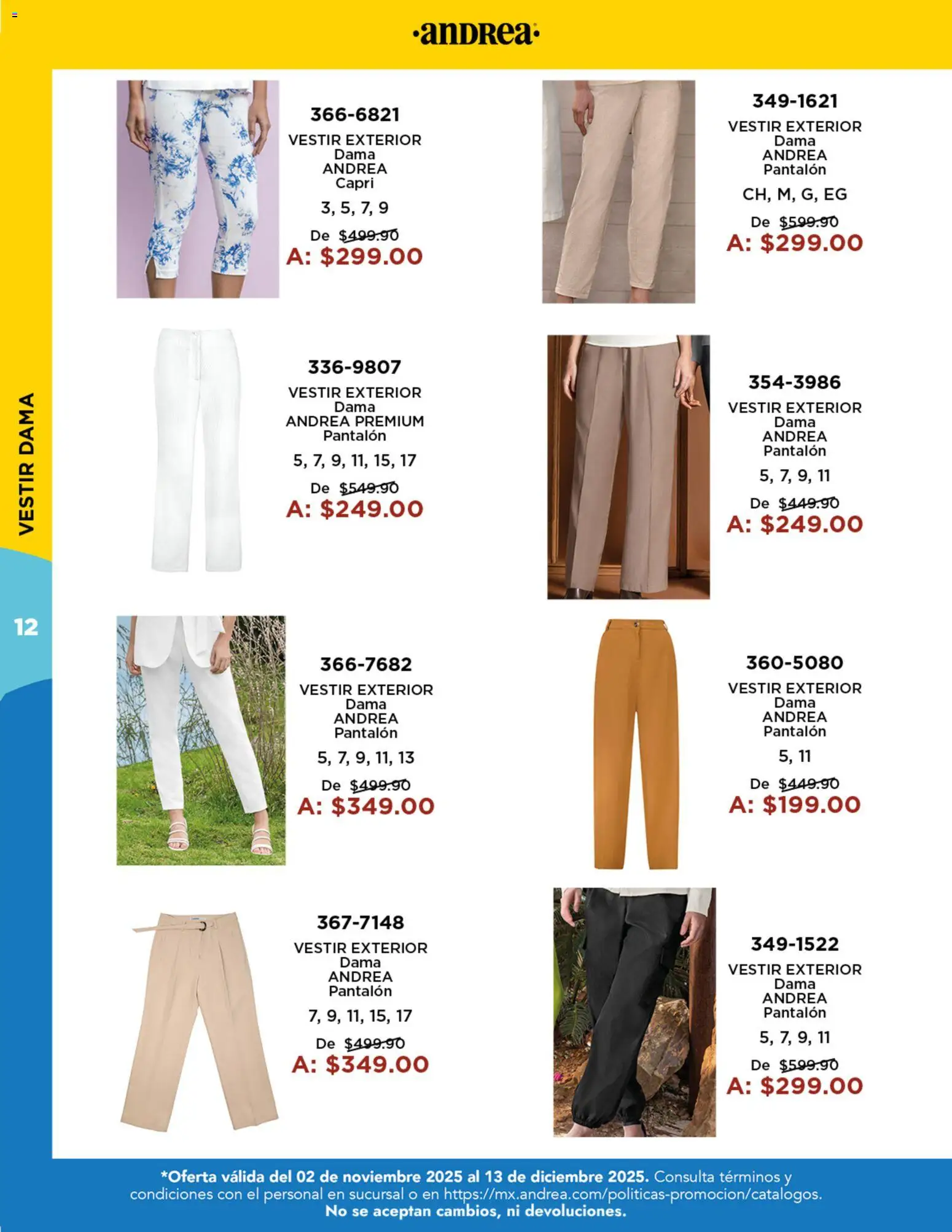 Nuevas ofertas de Andrea válidas en toda la República Mexicana desde el 02.11.2025. ¡Encuentra las mejores ofertas en Andrea catálogo Precios Especiales! | Página: 12