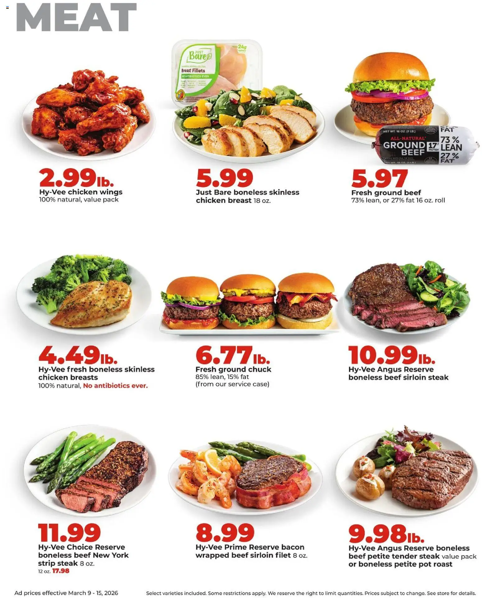 HyVee Weekly Ad - valid from 09.03.2026 | Page: 11 | Products: Beef, Case