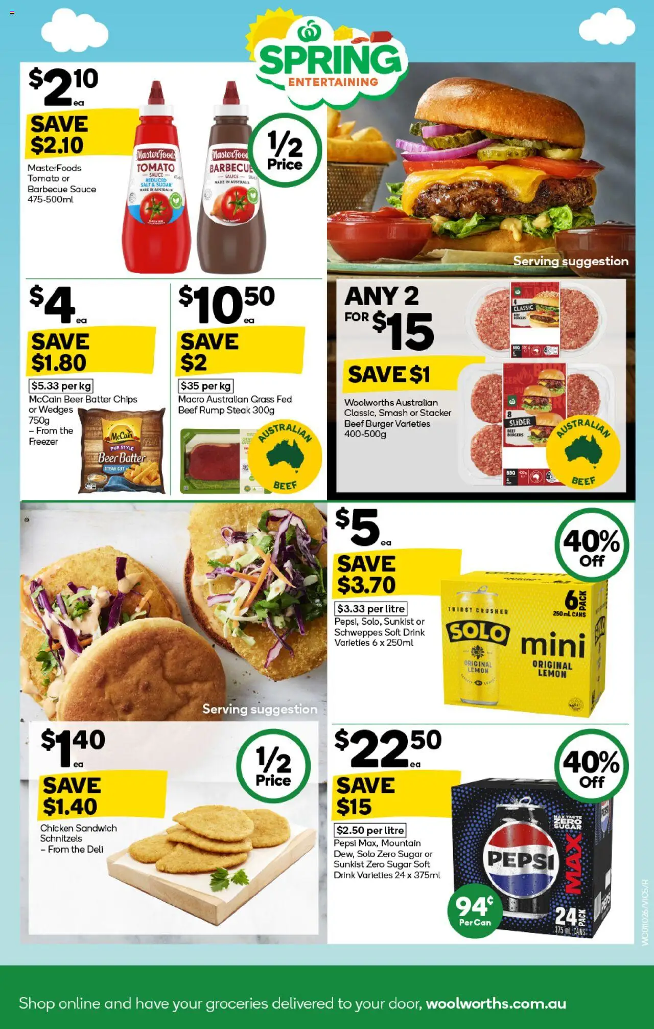 Woolworths catalogue - valid from 01.10.2025 | Page: 5 | Products: Grass, Chips, Sauce, Lemon