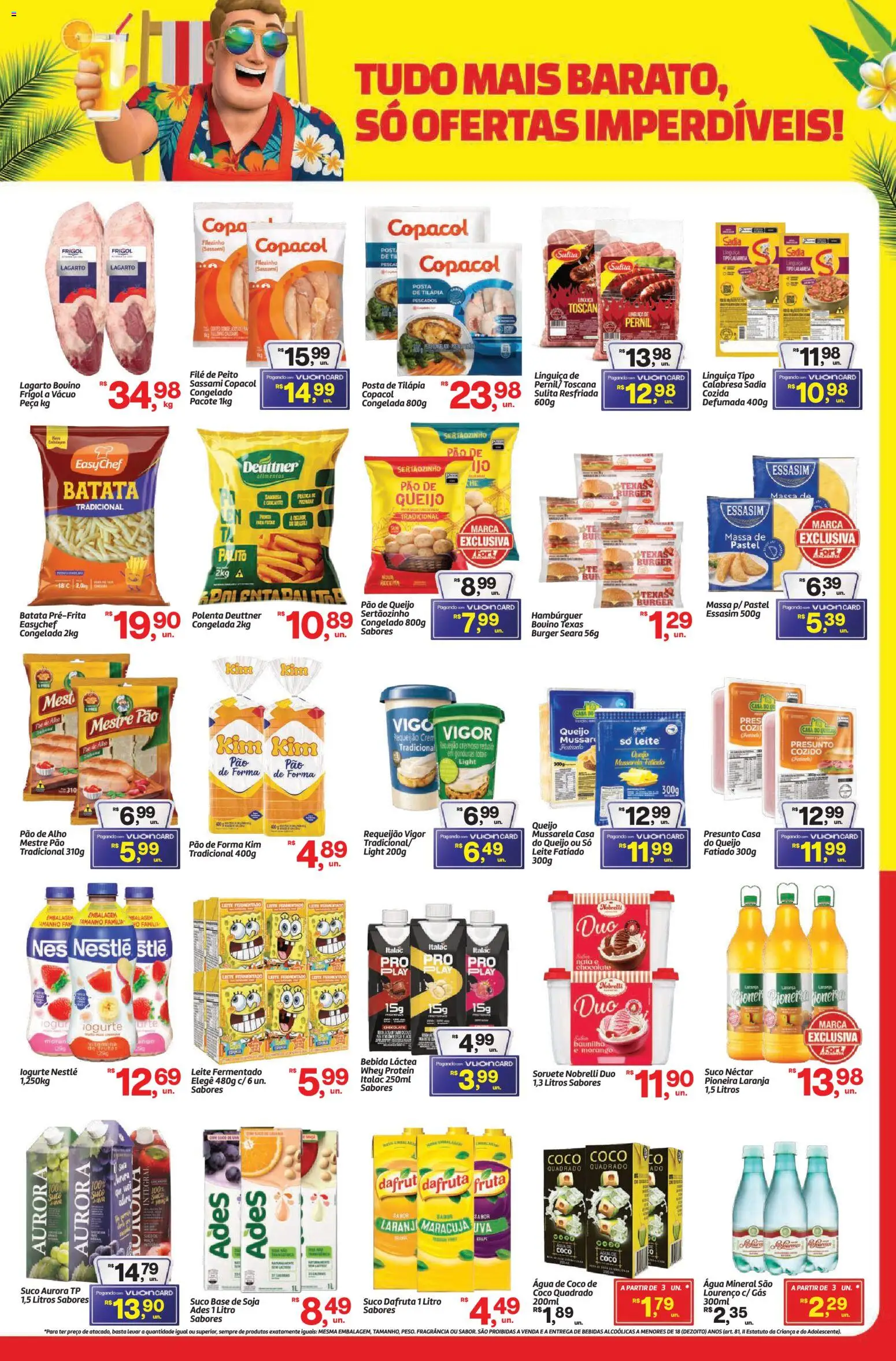 Fort Atacadista Folheto - válido de 19.01.2026 | Página: 3 | Produtos: Pao de forma kim, Água de coco, Pão, Água mineral