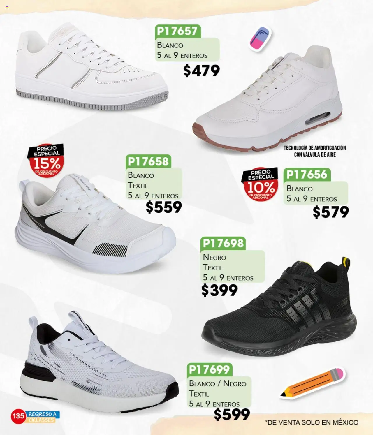 Nuevas ofertas de Cklass válidas en toda la República Mexicana desde el 18.08.2025. ¡Encuentra las mejores ofertas en Cklass - Catálogo Regreso a Clases! | Página: 136 | Productos: Válvula