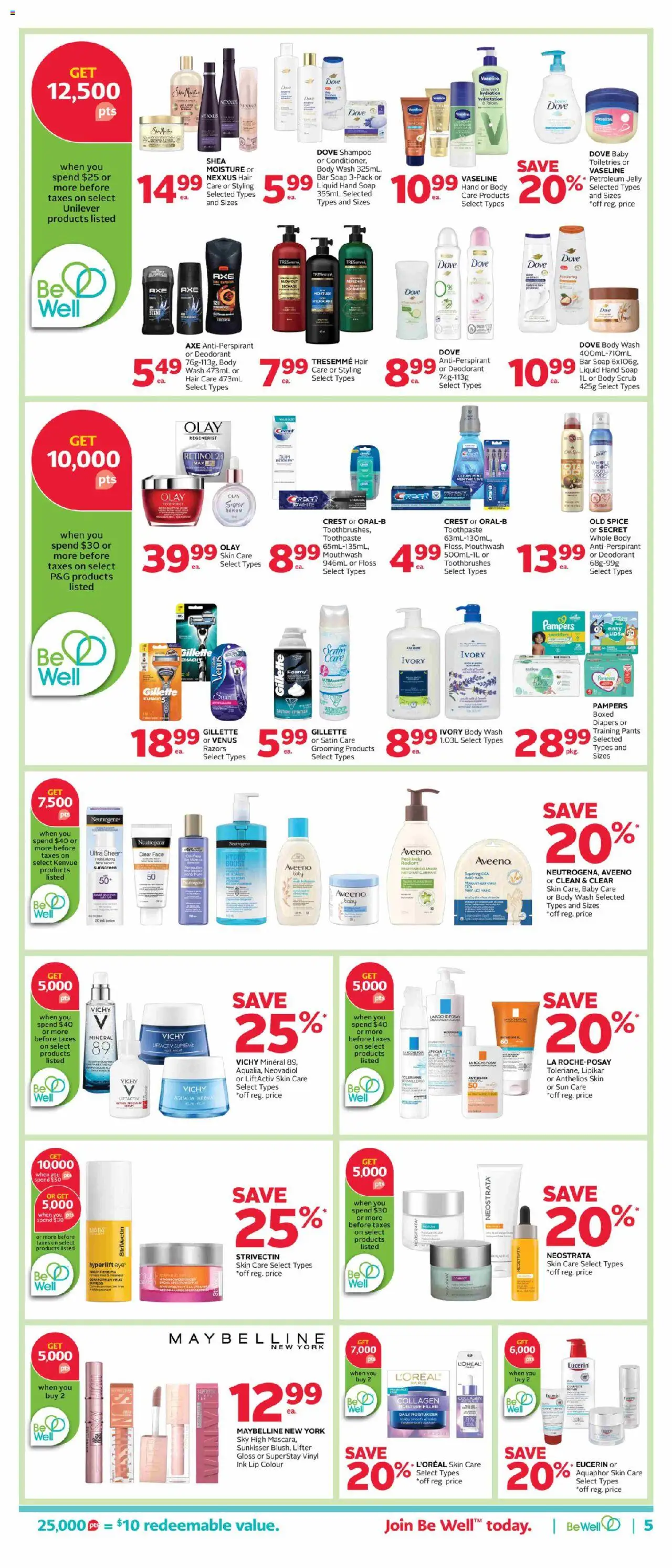 Rexall flyer valid from 17.10.2025 | Page: 9 | Products: Shampoo, Mask, Toothpaste, Mouthwash