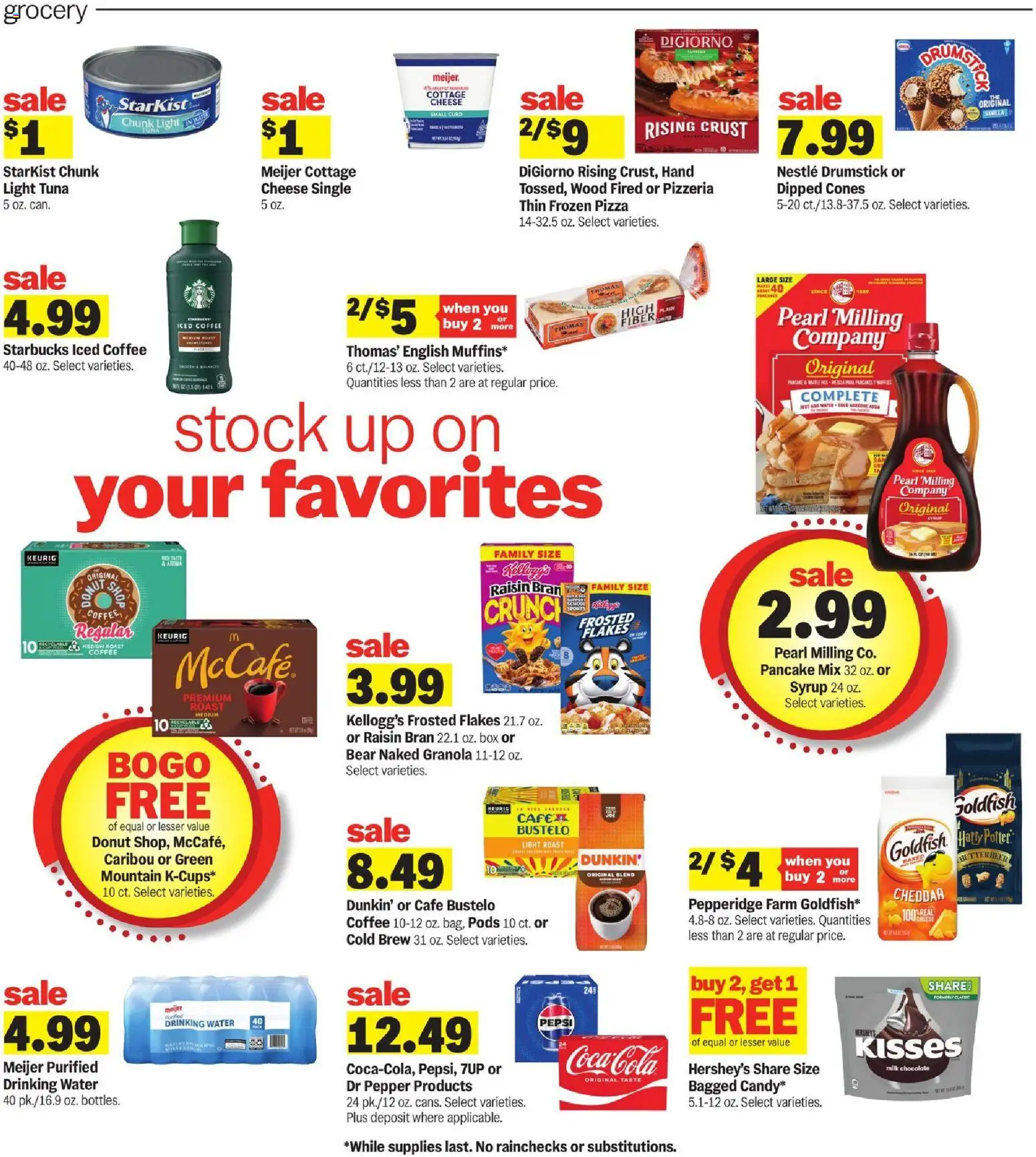 Meijer Weekly Ad - MI - valid from 18.03.2026 | Page: 3 | Products: Milk, Coffee, Chocolate, Flakes