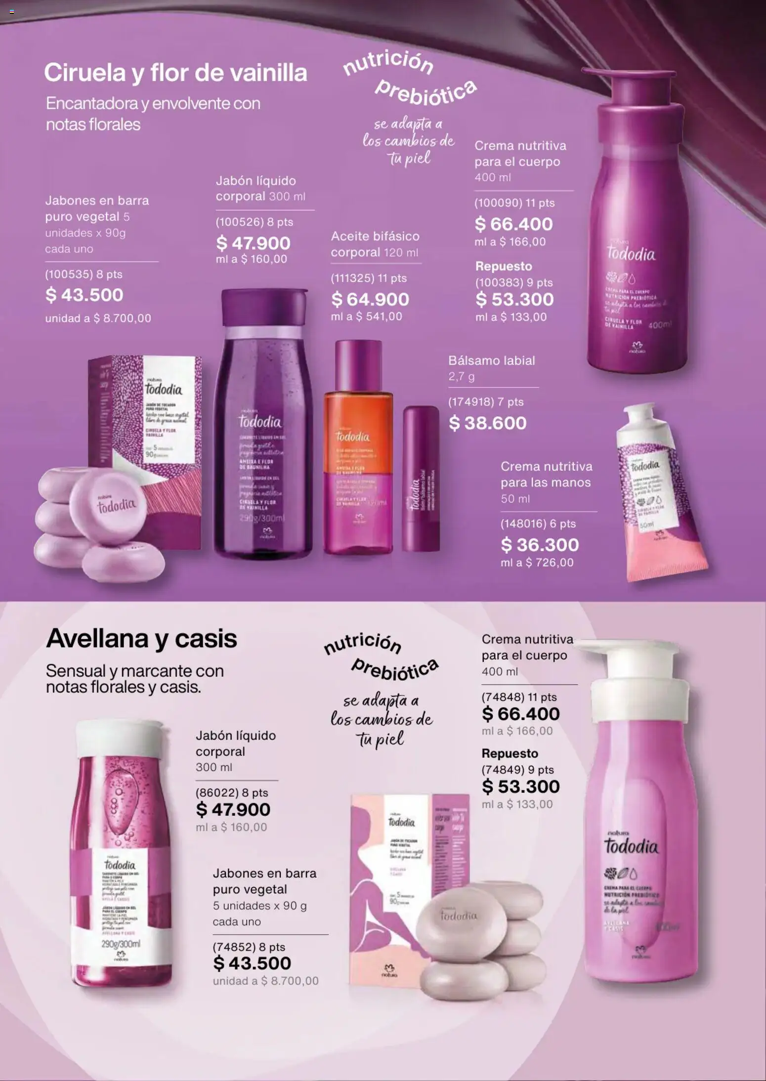 Natura revista - valida desde el 13.11.2025 | Página: 134 | Productos: Crema, Bálsamo, Jabón, Aceite