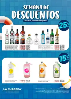 Vista previa de La Europea - Catálogo Descuentos de Verano, nuevo folleto de la tienda, válido en México a partir del 28.07.2025