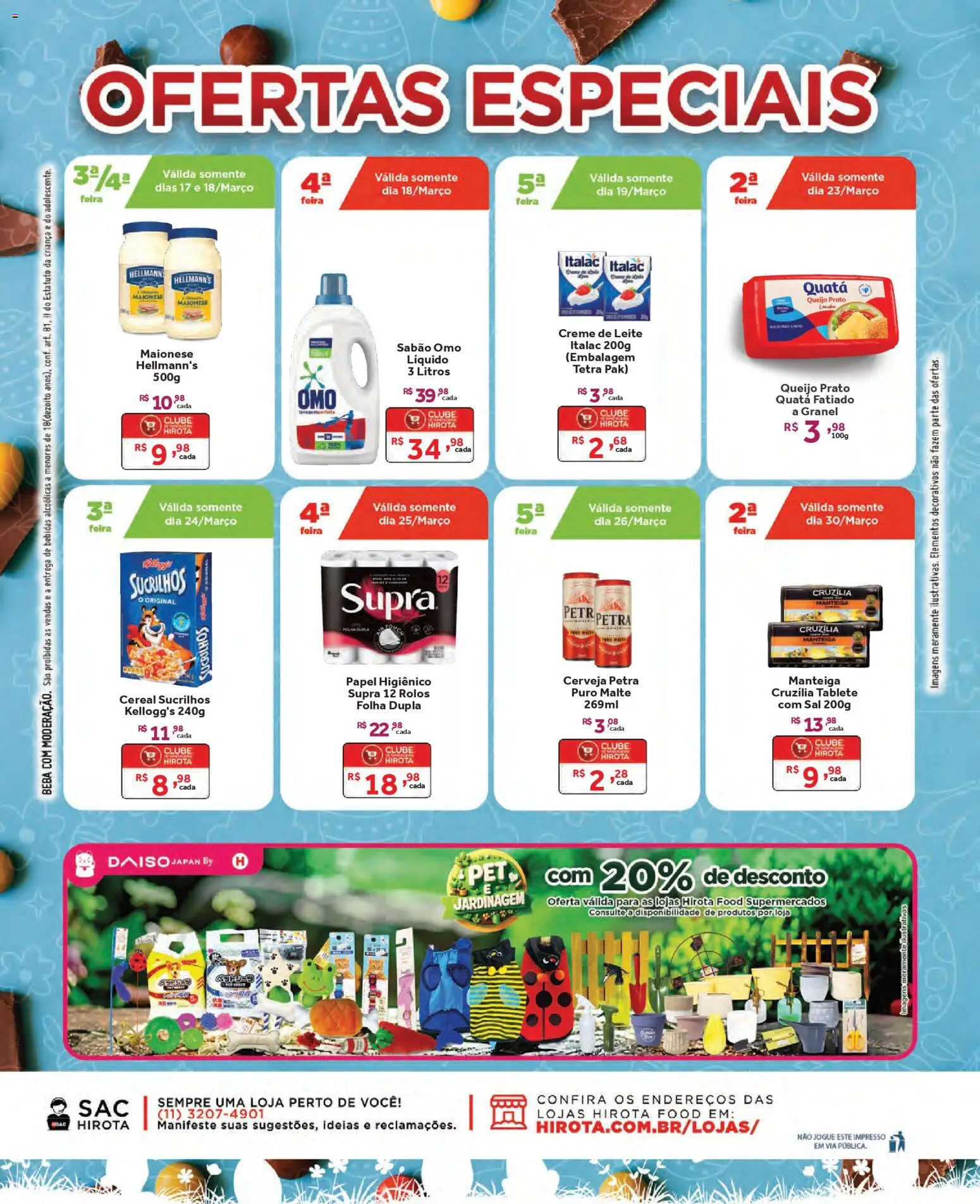 Hirota Food Folheto - válido de 18.03.2026 | Página: 6 | Produtos: Manteiga, Creme de leite, Maionese, Papel higiênico