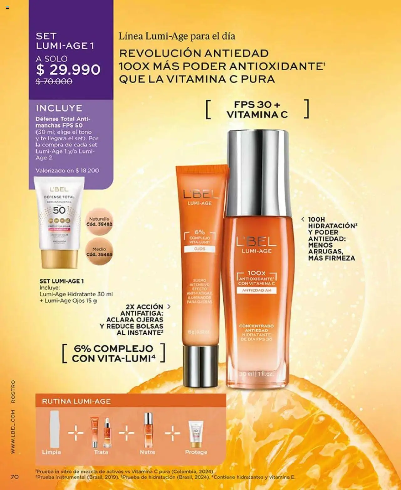 Catálogo L'Bel Campaña 16 │ válido desde el 24.09.2025 | Página: 70 | Productos: Té, Iluminador