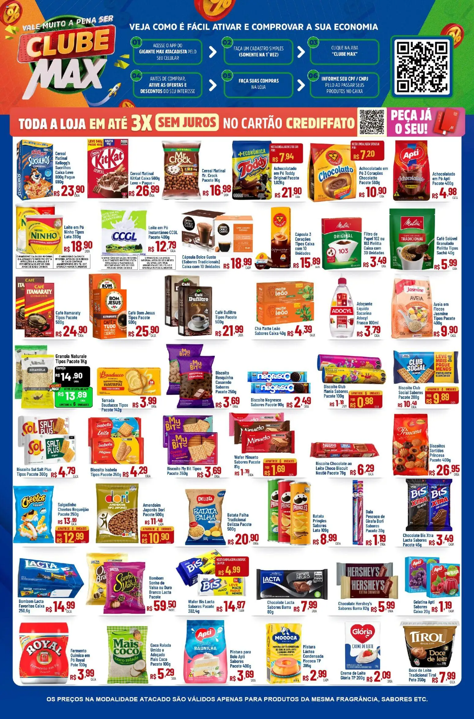 Max Atacadista Folheto - válido de 02.02.2026 | Página: 3 | Produtos: Chá, Creme, Aveia, Gelatina