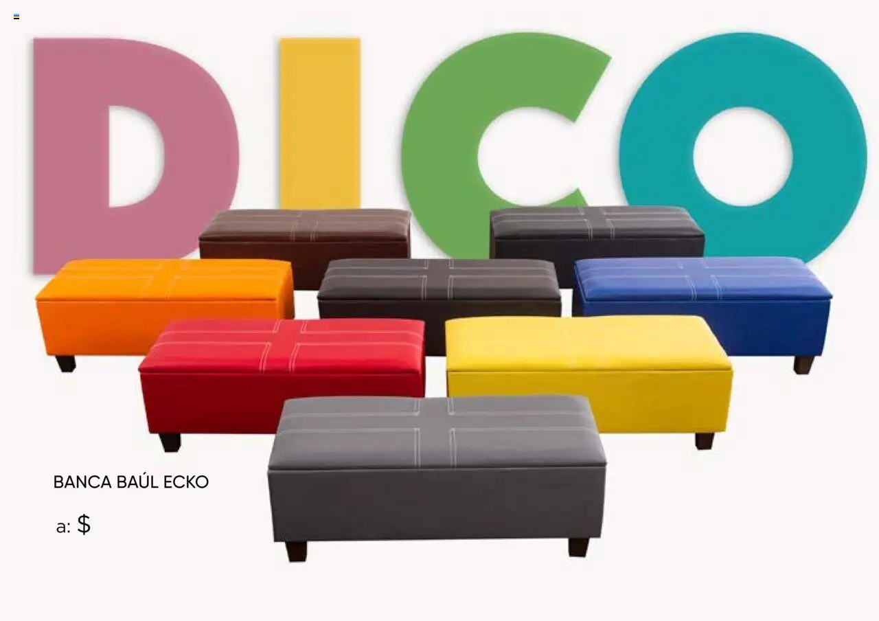 Nuevas ofertas de Muebles Dico válidas en toda la República Mexicana desde el 25.10.2024. ¡Encuentra las mejores ofertas en Muebles Dico catálogo Dico! | Página: 108