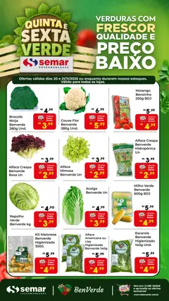 Semar Supermercado - Ofertas BenVerde - Pré-Visualização do folheto da loja Semar Supermercado, válido de 20.11.2025