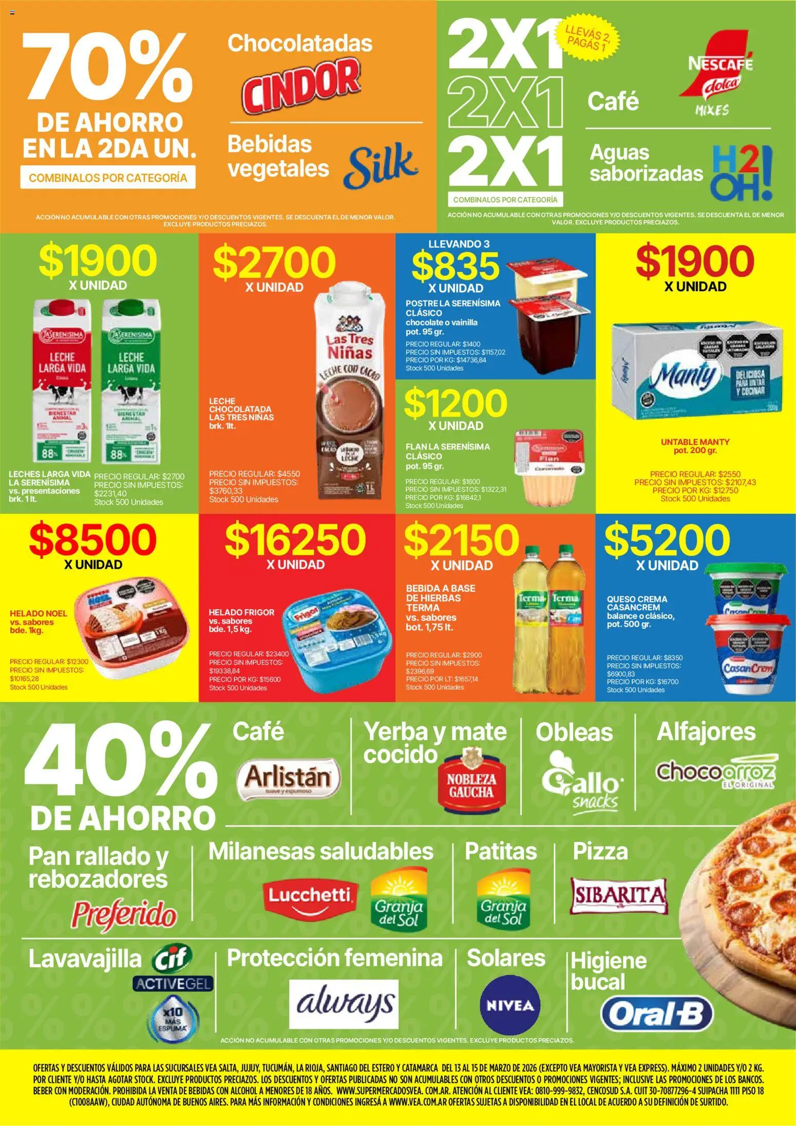 Vea ofertas │ válido desde el 13.03.2026 | Página: 7 | Productos: Helado, Yerba, Café, Pan rallado