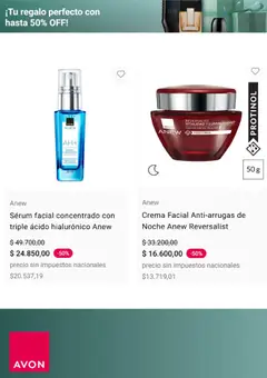 Vista previa Catálogo AVON Campaña Navidad válido desde el 02.12.2025 | Página: 2 | Productos: Serum, Crema