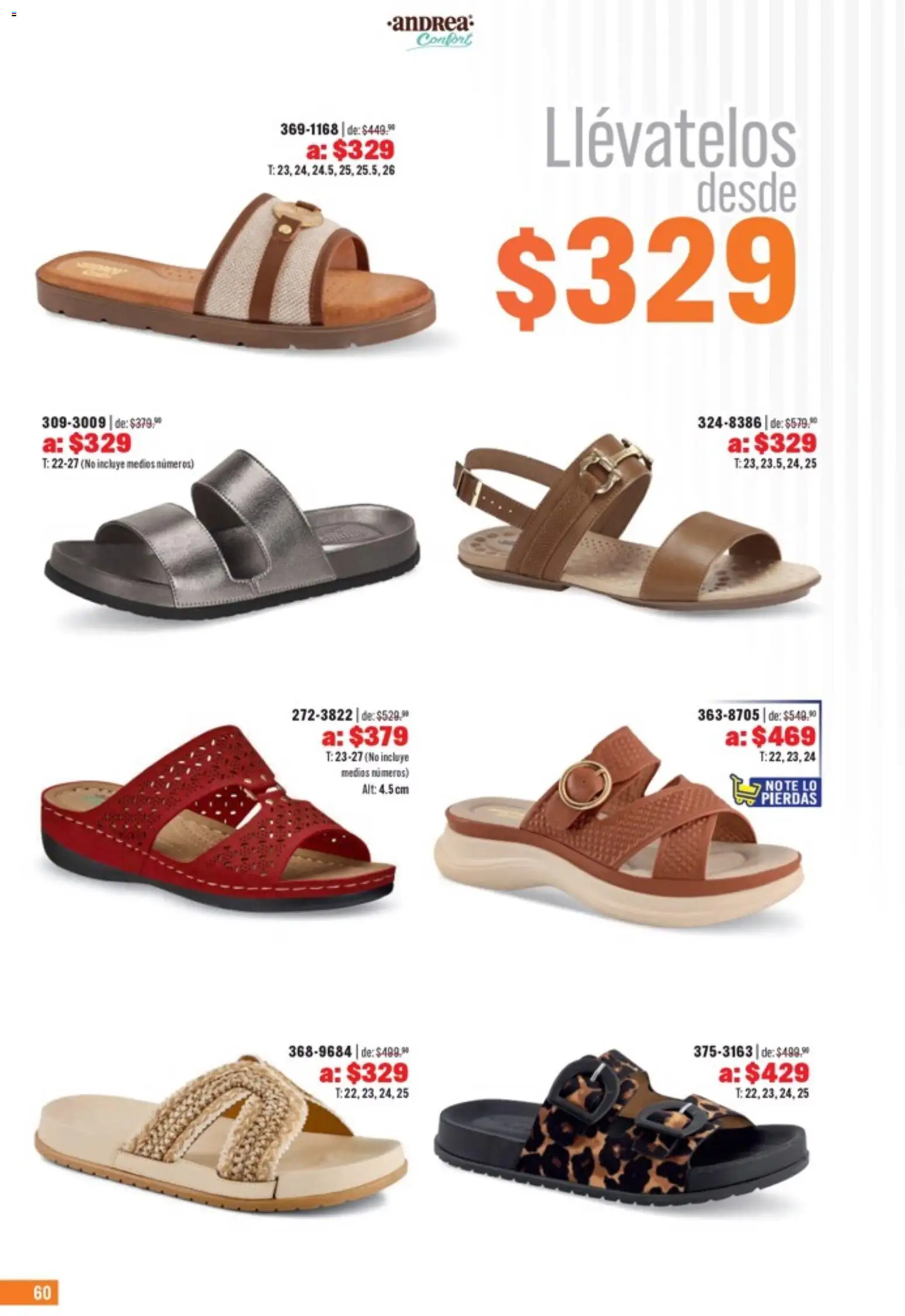 Nuevas ofertas de Andrea válidas en toda la República Mexicana desde el 05.04.2026. ¡Encuentra las mejores ofertas en Andrea catálogo Outlet! | Página: 60