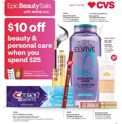 Preview of CVS Pharmacy weekly ads valid from 17.08.2025