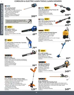 Preview of Princess Auto - Catalogue - Outdoor power equipment from shop Princess Auto valid from 16.04.2025 | Page: 31 | Products: Backpack, Cap, Battery, Oil