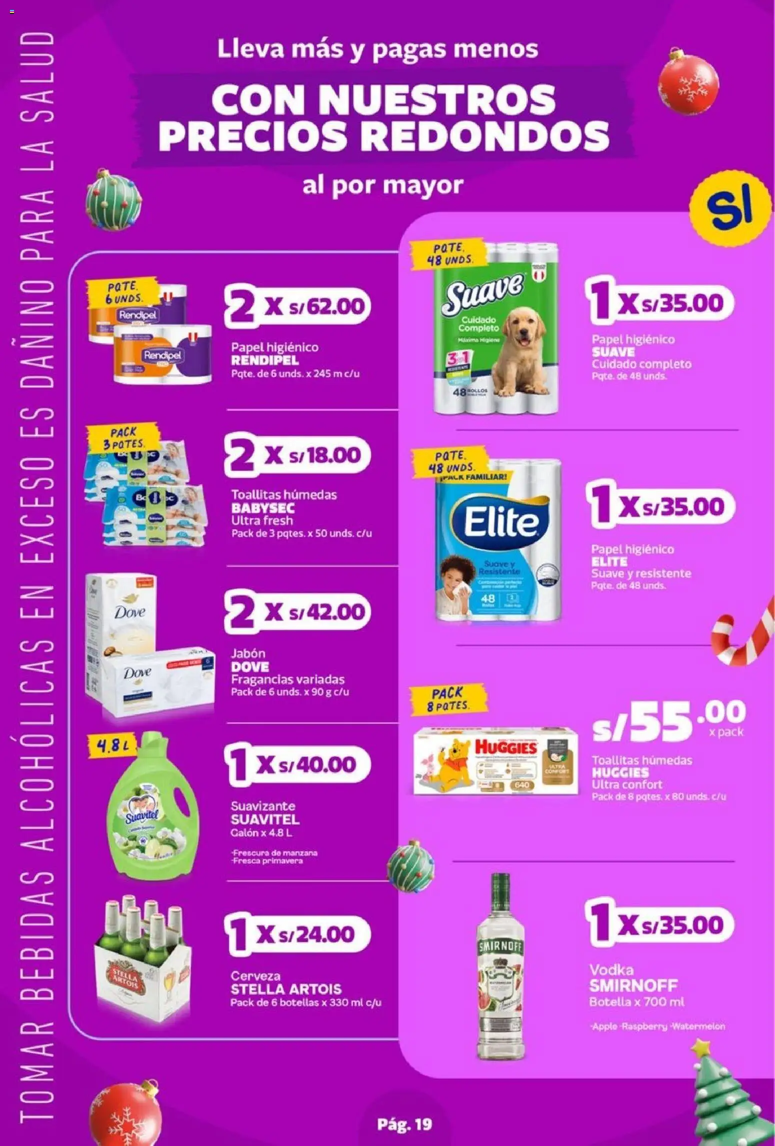 Catálogo Makro válido desde 06.11.2025 | Página: 19 | Productos: Jabón, Cerveza, Vodka