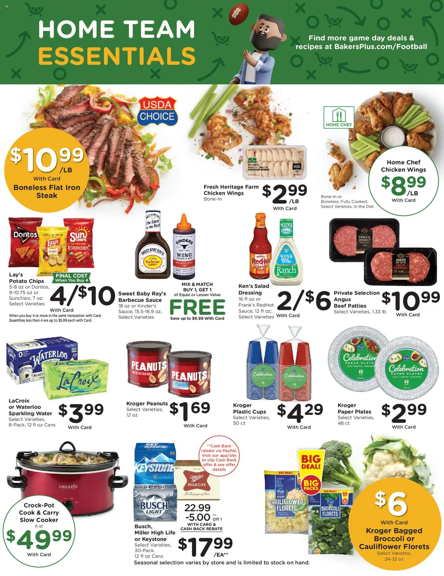 Baker's Weekly Ad - NE - valid from 21.01.2026 | Page: 6 | Products: Broccoli, Clip, Salad, Game