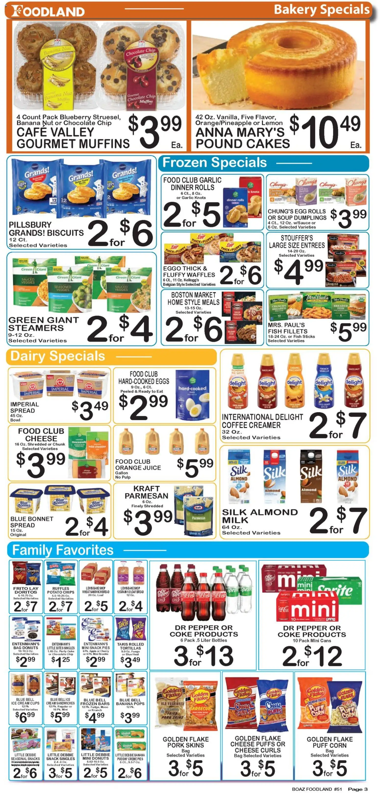 Foodland Weekly Ad - valid from 24.02.2026 | Page: 3 | Products: Eggs, Chocolate, Cream, Pepper