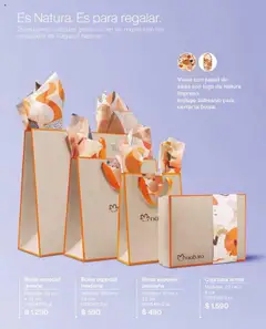 Natura catálogo válido desde el 06.07.2025 | Página: 14 | Productos: Bolsa, Caja