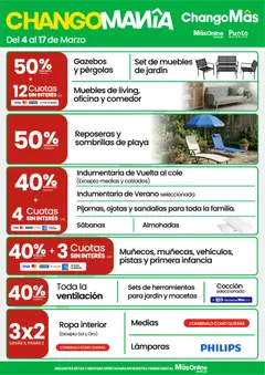 Vista previa Changomas ofertas válido desde el 11.03.2026 | Página: 13 | Productos: Ojotas, Sabanas, Ropa interior, Medias