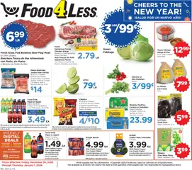 Preview of Food 4 Less weekly ads valid from 26.12.2025