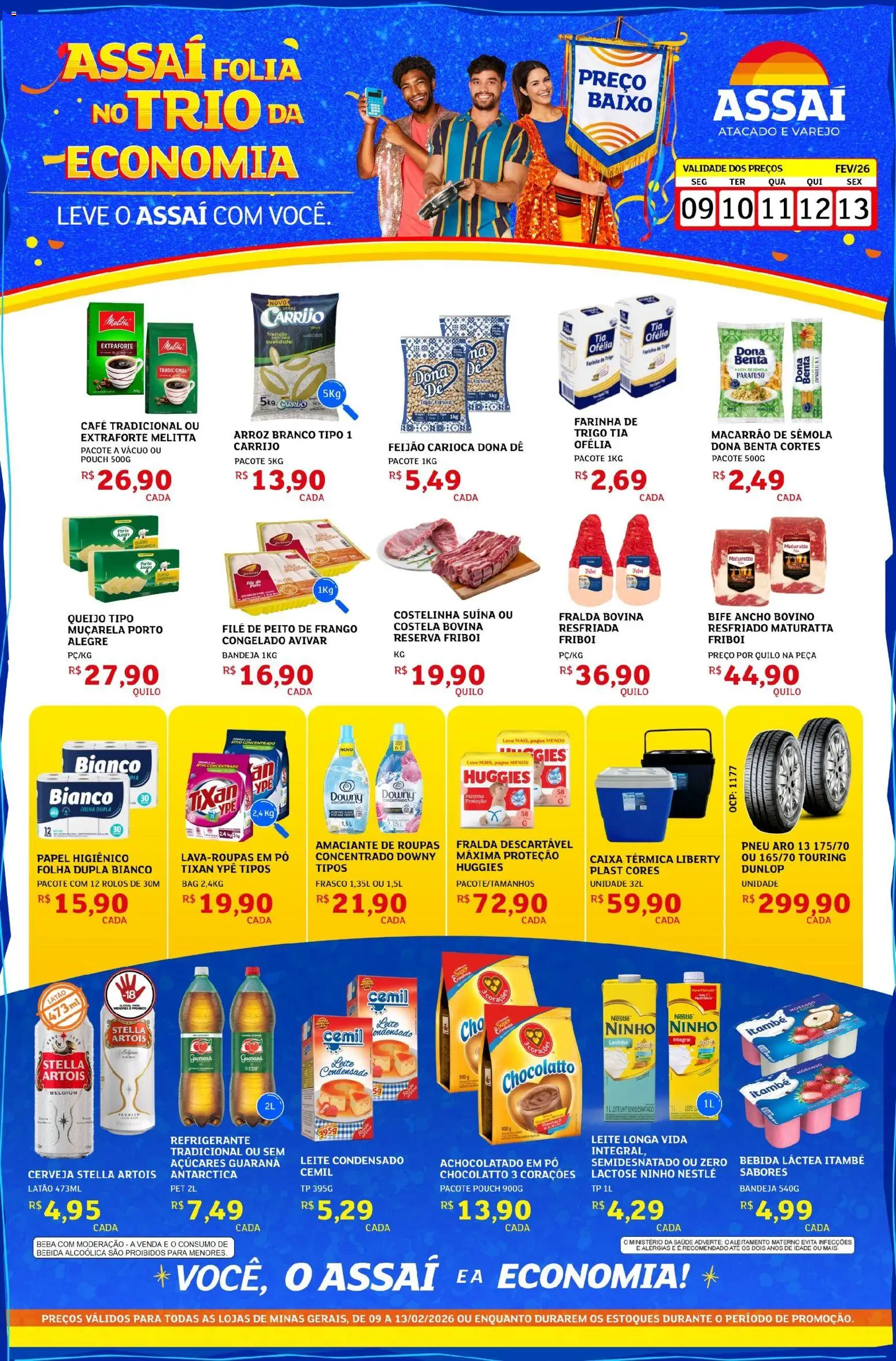 Assaí Atacadista Folheto - válido de 09.02.2026 | Página: 1