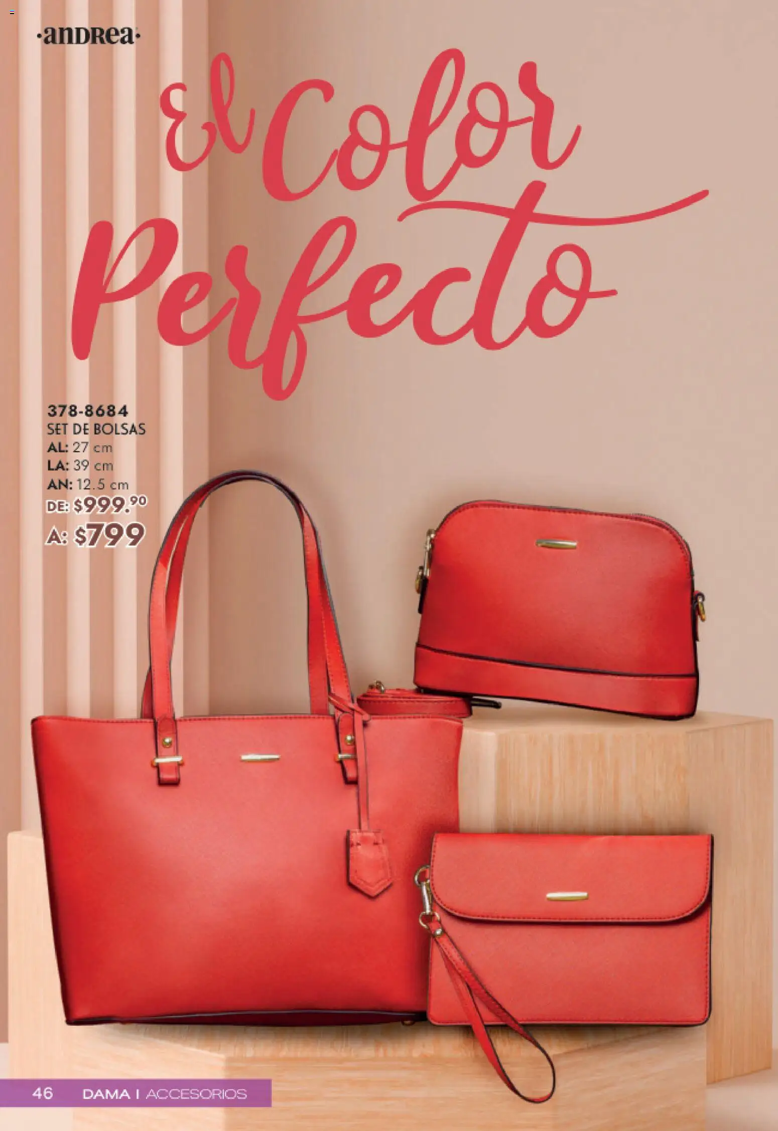 Nuevas ofertas de Andrea válidas en toda la República Mexicana desde el 19.04.2026. ¡Encuentra las mejores ofertas en Andrea catálogo Mamá y Peques! | Página: 46