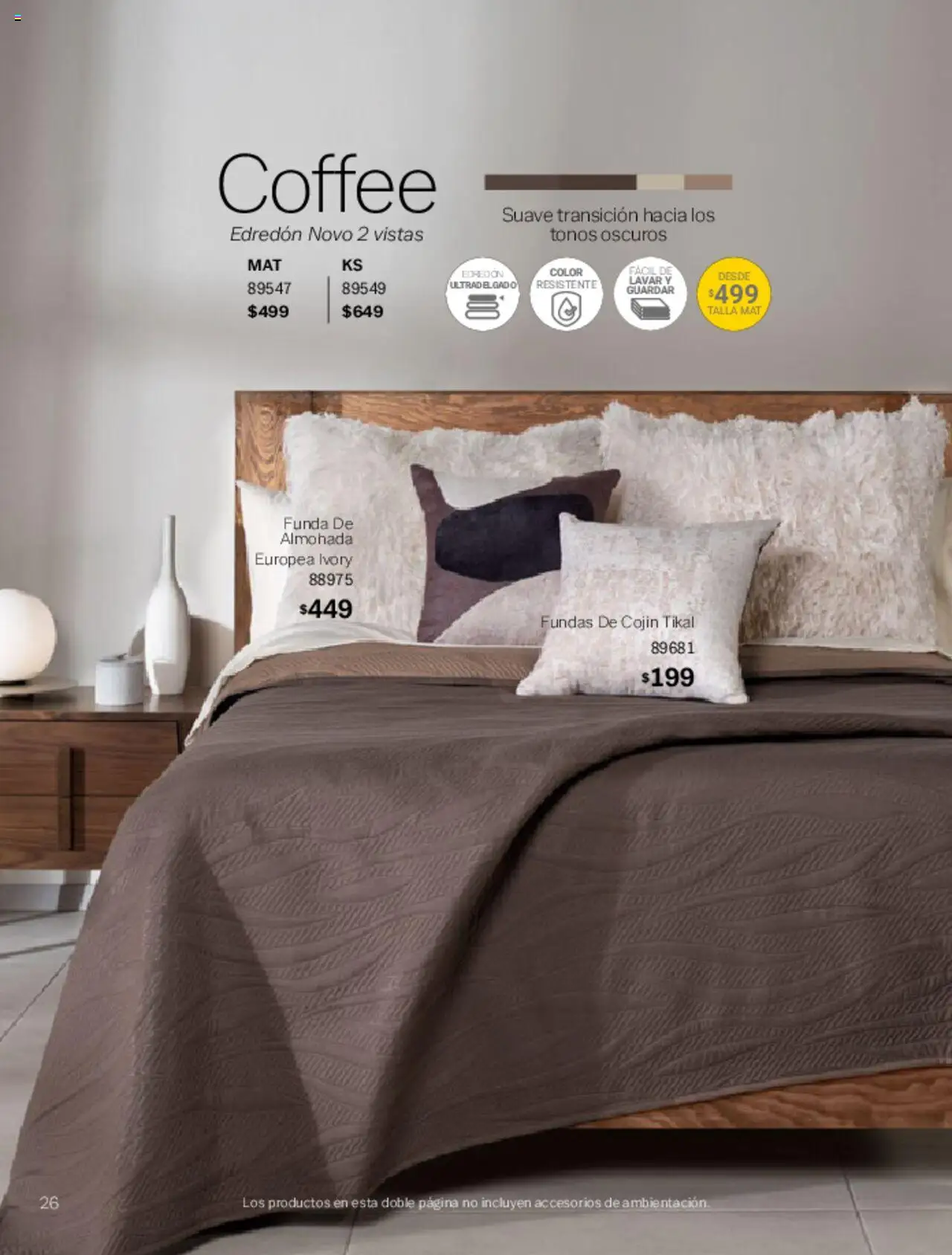 Nuevas ofertas de Vianney válidas en toda la República Mexicana desde el 07.03.2025. ¡Encuentra las mejores ofertas en Vianney catálogo Primavera! | Página: 28 | Productos: Funda, Funda de almohada, Almohada