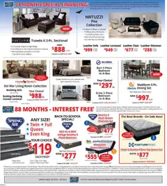 Preview of ABC Warehouse weekly ads valid from 19.10.2025 | Page: 4 | Products: Chair, Ottoman, Sectional, Night Stand