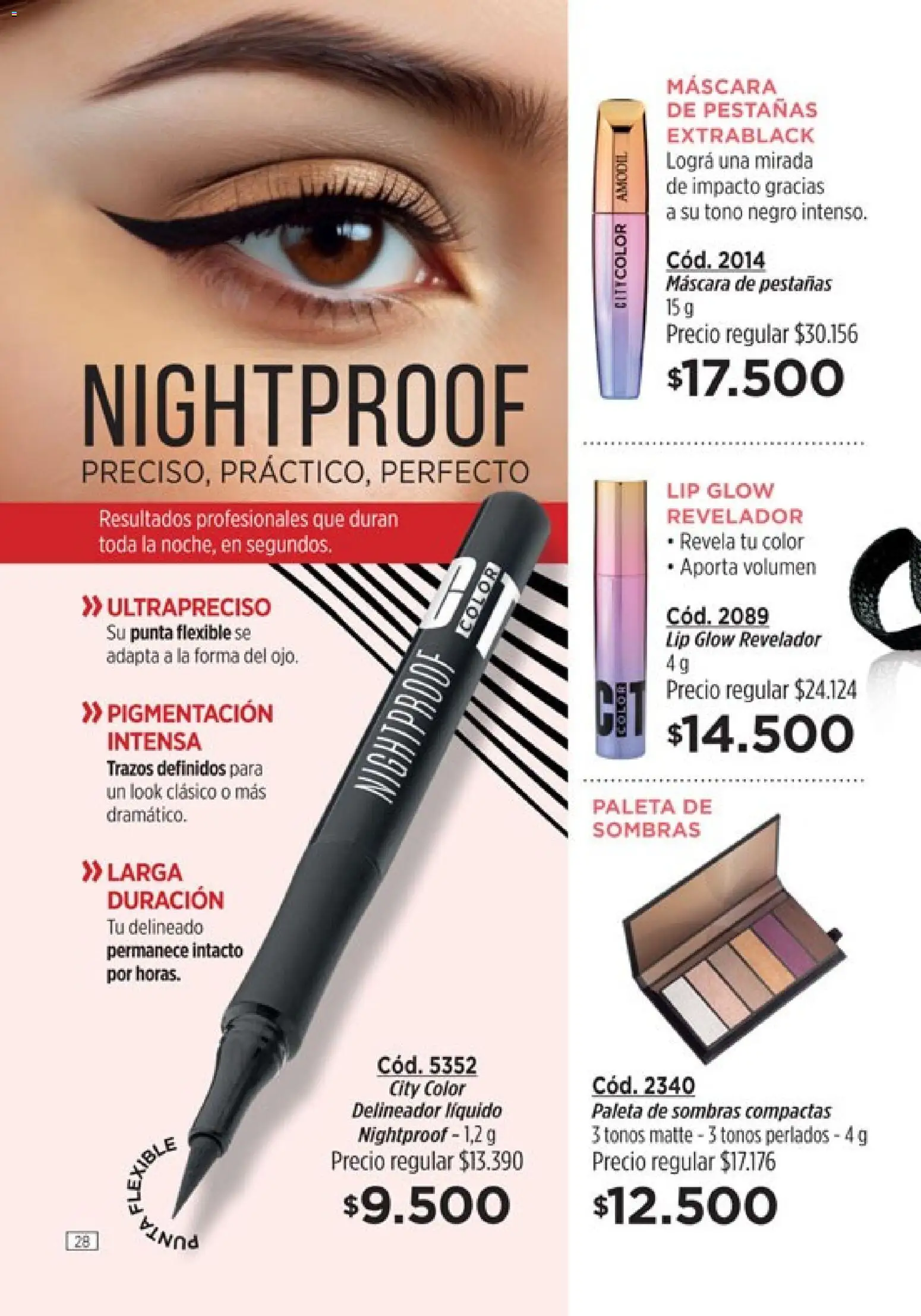 Amodil - Campaña 18/2025 │ válido desde el 30.11.2025 | Página: 28 | Productos: Flexible, Máscara, Delineador, Paleta
