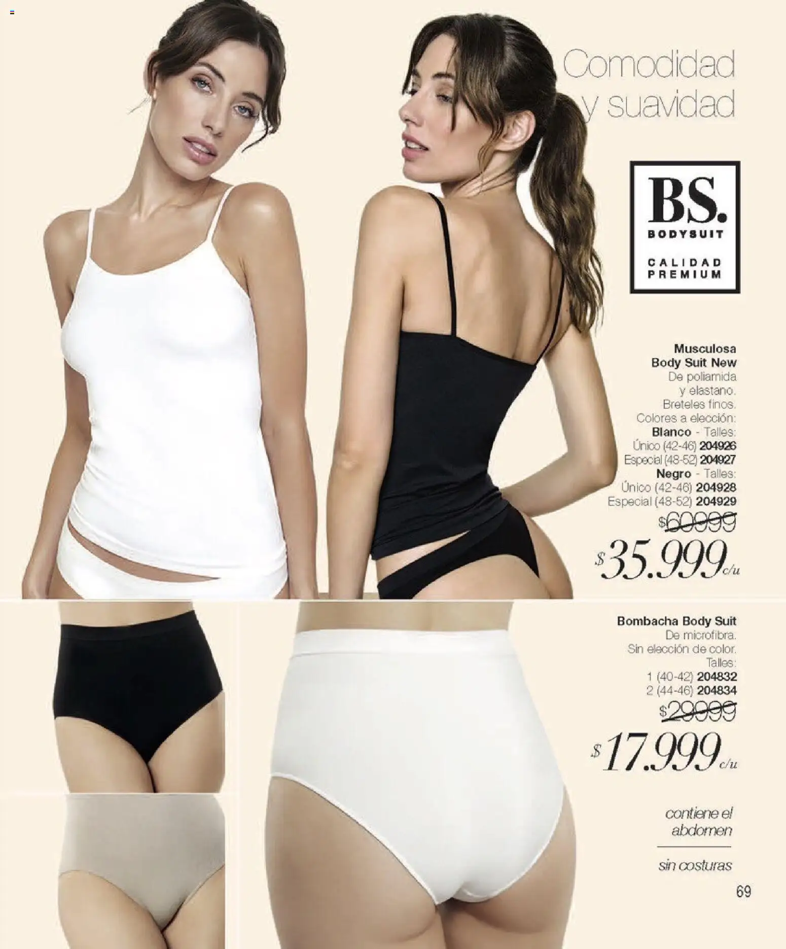 Violetta - Violetta Cosméticos │ válido desde el 09.03.2026 | Página: 69 | Productos: Bombacha, Body, Musculosa