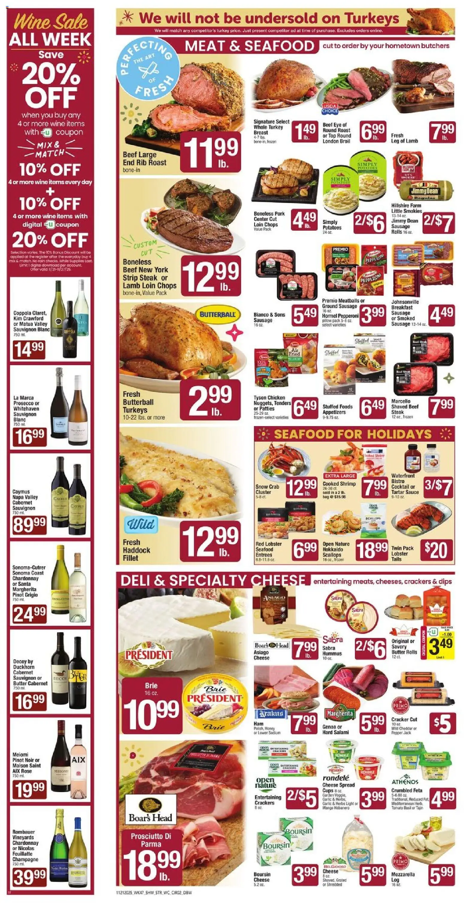 Star Market Weekly Ad - MA - valid from 21.11.2025 | Page: 2 | Products: Beef, Potatoes, Pepper, Bag