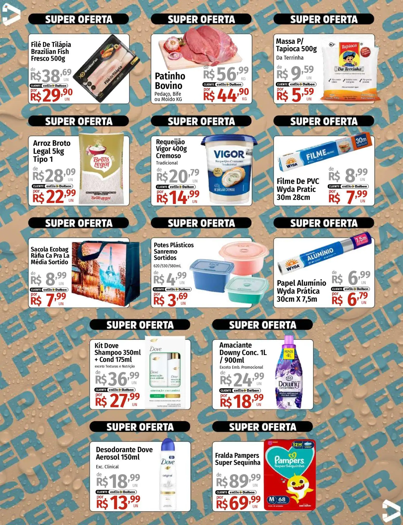 Supermercado Dalben Folheto - válido de 17.11.2025 | Página: 2 | Produtos: Shampoo, Fralda pampers, Pampers, Requeijão