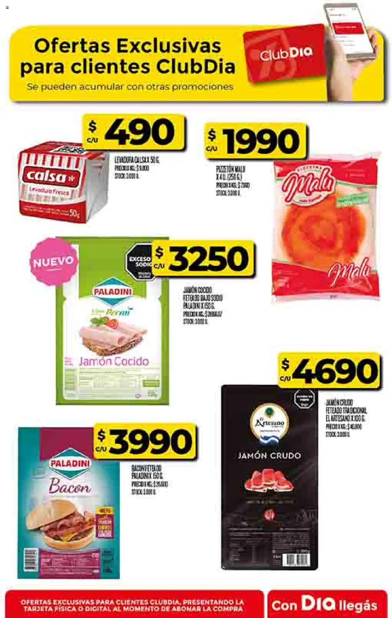 Dia - Ofertas - Salta y Jujuy │ válido desde el 15.10.2025 | Página: 44 | Productos: Jamón cocido, Jamón crudo, Jamón