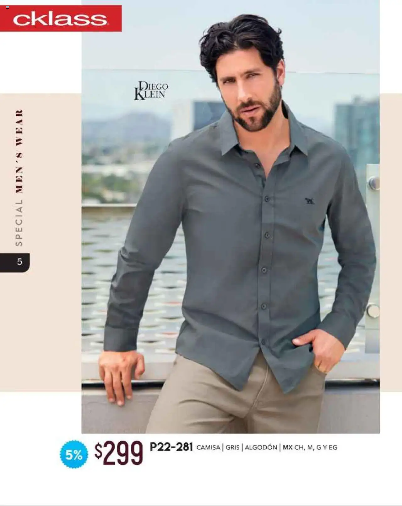 Nuevas ofertas de Cklass válidas en toda la República Mexicana desde el 01.10.2025. ¡Encuentra las mejores ofertas en Cklass - Catálogo Especial Caballero! | Página: 6 | Productos: Camisa, Algodón