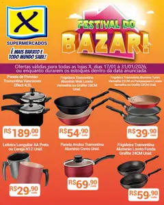X Supermercados - Ofertas Festival do Bazar - Pré-Visualização do folheto da loja X Supermercados, válido de 17.01.2026 | Página: 3