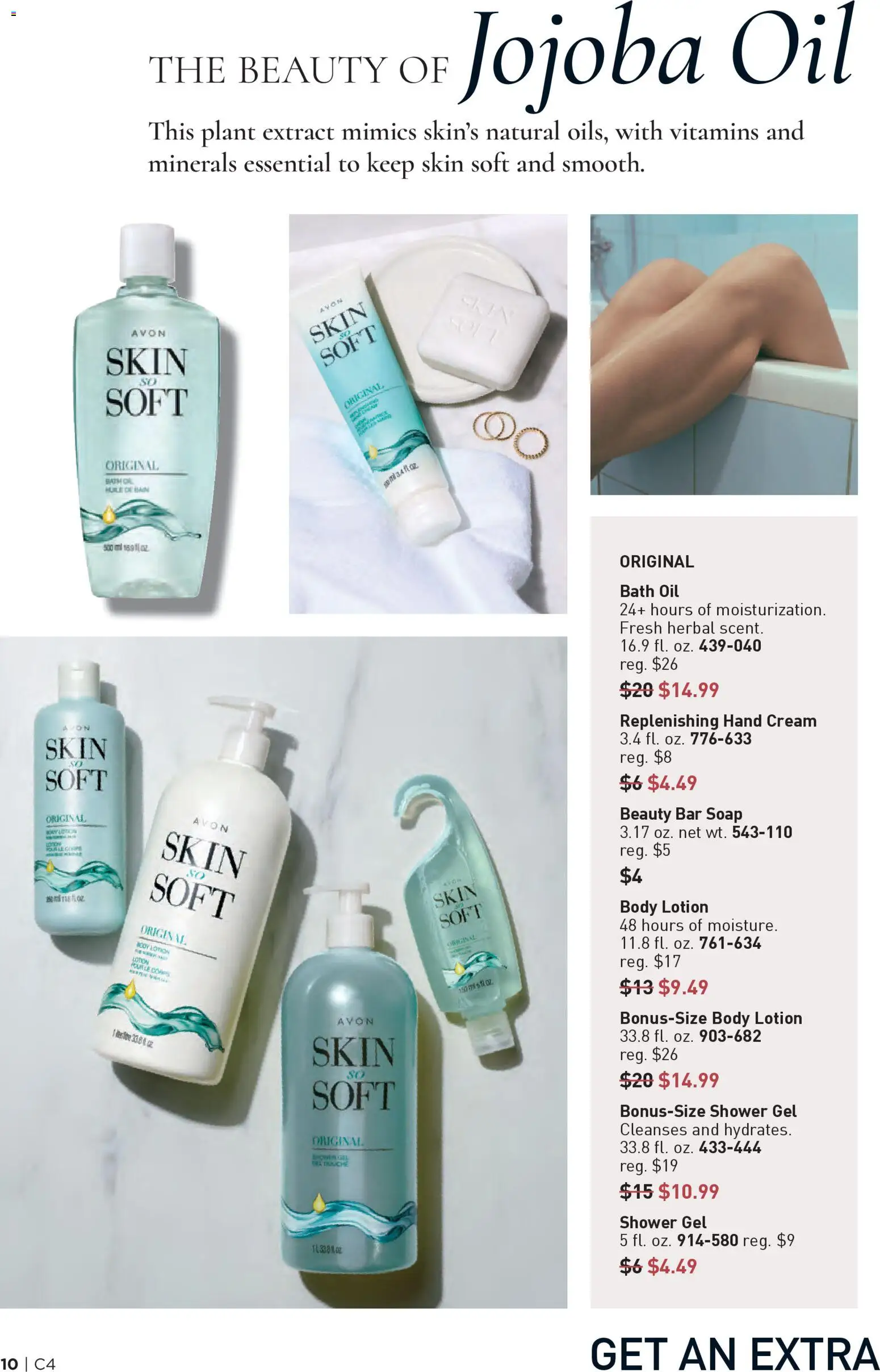 Avon Brochure - valid from 11.02.2026 | Page: 10 | Products: Hand cream, Shower gel, Cream, Bar Soap