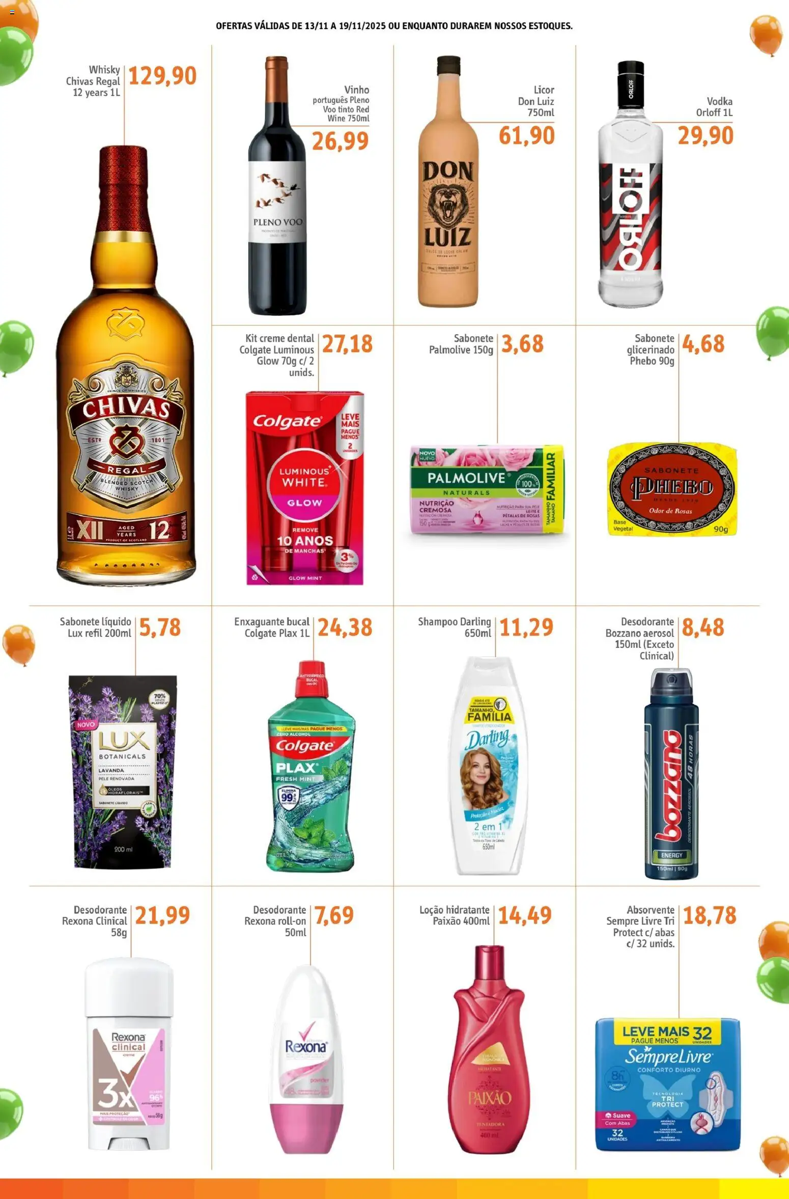 Sonda Folheto - válido de 13.11.2025 | Página: 8 | Produtos: Leite, Vinho, Sabonete, Creme dental