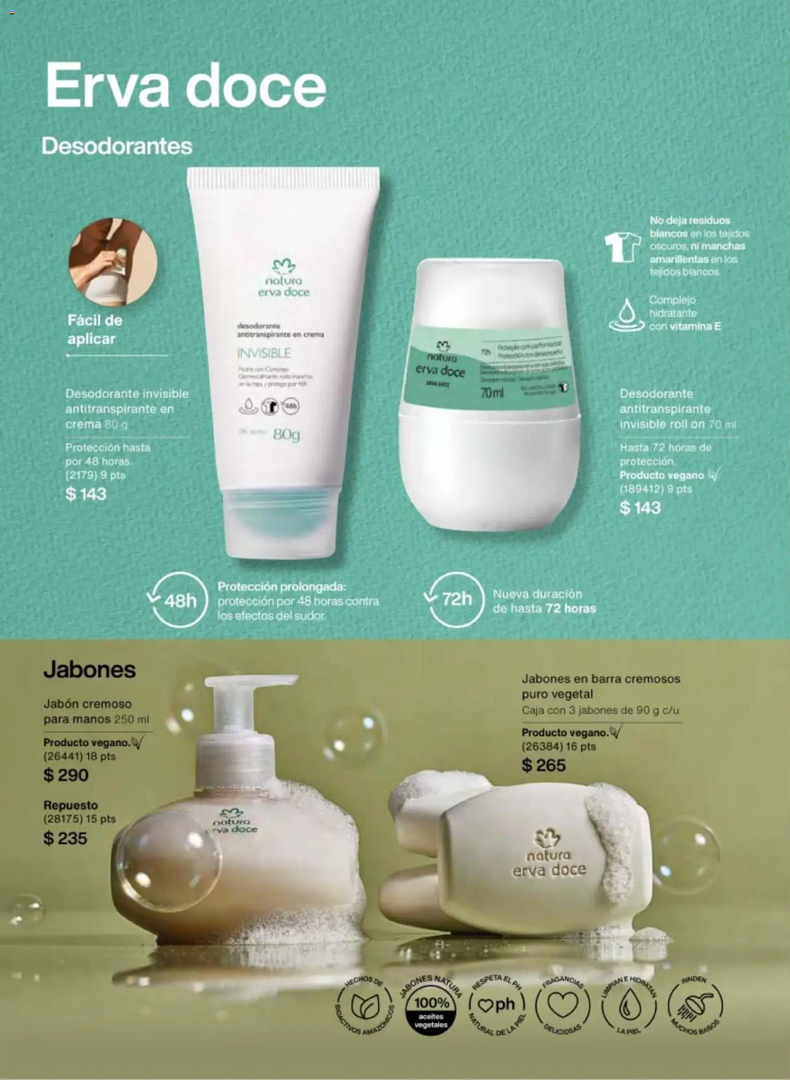 Nuevas ofertas de Natura válidas en toda la República Mexicana desde el 30.01.2026. ¡Encuentra las mejores ofertas en Natura campaña 3 2026! | Página: 150 | Productos: Desodorante, Antitranspirante, Crema, Jabón