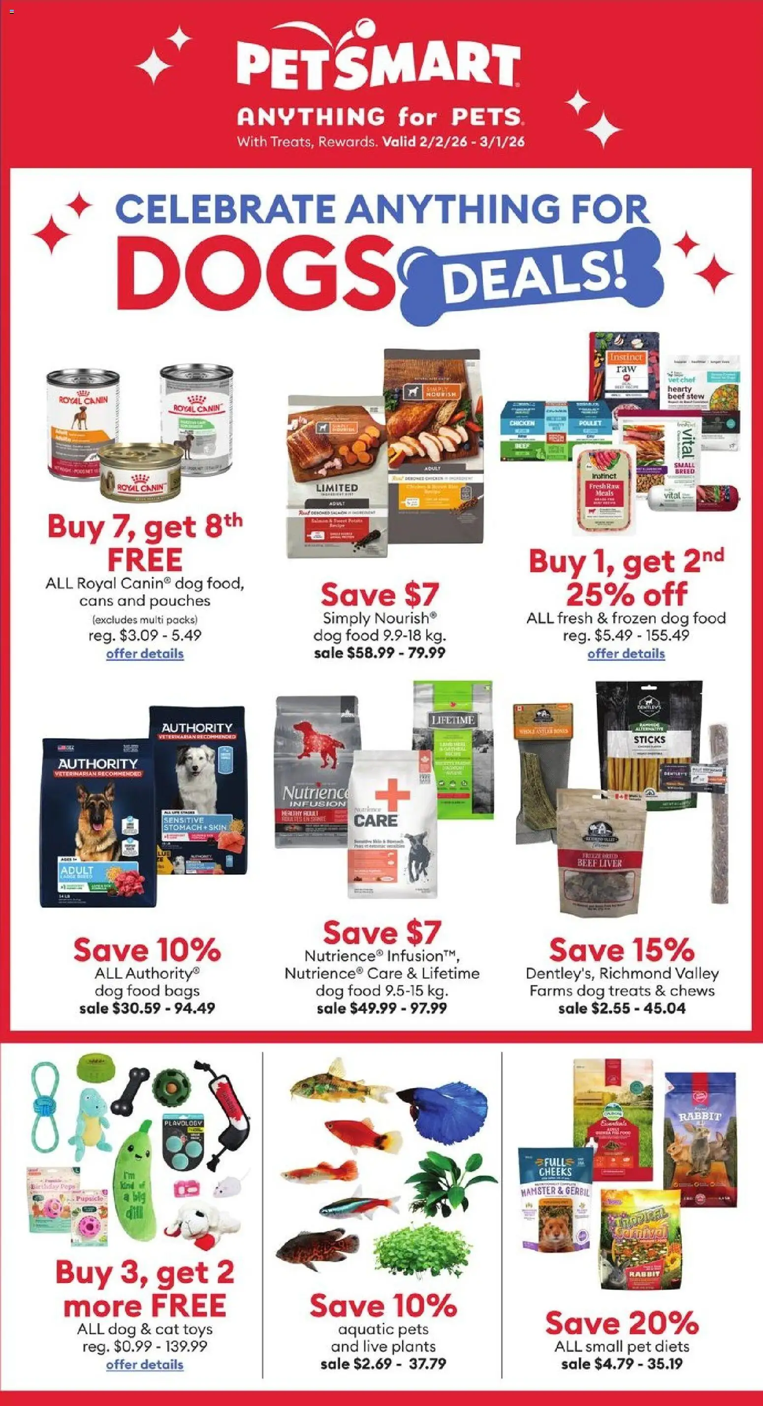 Petsmart flyer valid from 02.02.2026 | Page: 2 | Products: Beef, Chicken